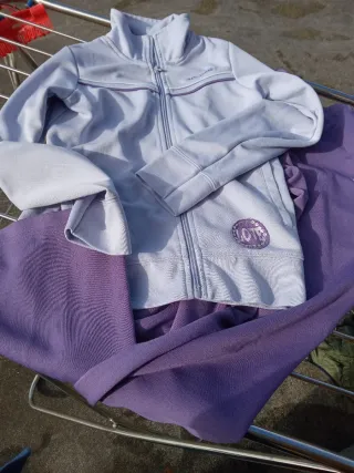 Lote chándals Adidas azul y rosa