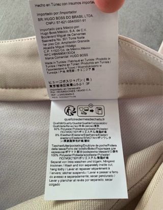 Pantalón BOSS hombre Talla 40