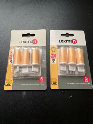 Lexman G9 2700K LED Bombillas (4 uds)