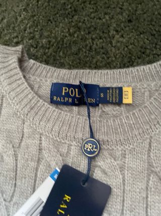 Jersey Polo Ralph Lauren Gris Cable Knit