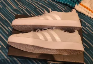Adidas VL Court 2.0 Gris y Blanco