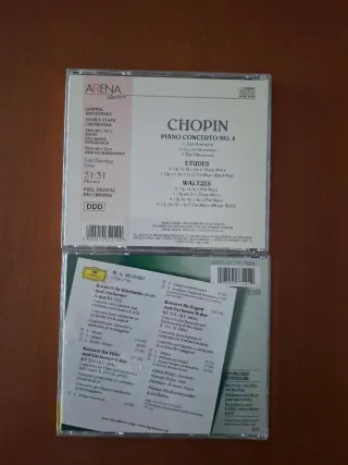 CD Chopin Concierto Piano 2 / Mozart Conciertos