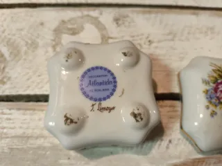 Antiguo joyero de porcelana Limoges