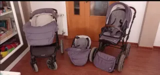 Carrito bebé Noordi completo con 2chasis