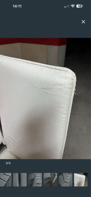 Juego de 4 sillas modernas