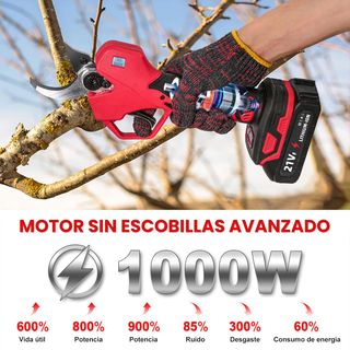 Tijeras Podar Eléctricas 1000W SIN ABRIR
