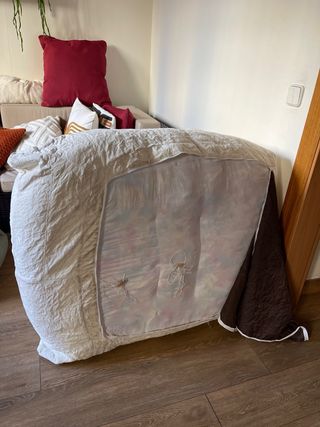 Sillón Togo/ perezoso Blanco Tela