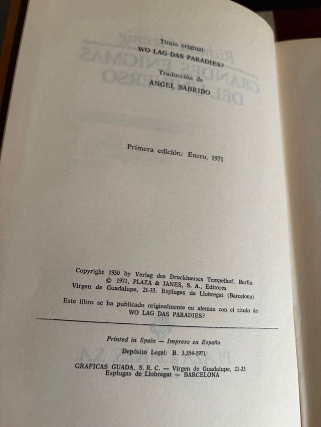 GRANDES ENIGMAS DEL UNIVERSO.