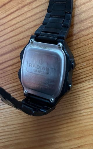 Reloj Radiant Dual Time Negro