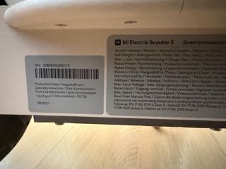 Patinete Xiaomi Mi Electric Scooter 3