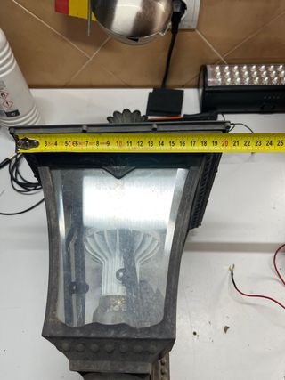 Faroles de exterior metálicos