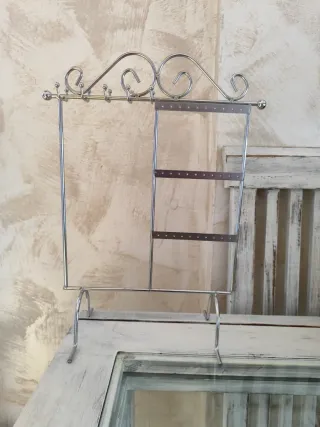 Expositor Joyero 10 Collares, 15 pares Pendientes