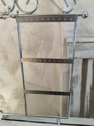 Expositor Joyero 10 Collares, 15 pares Pendientes