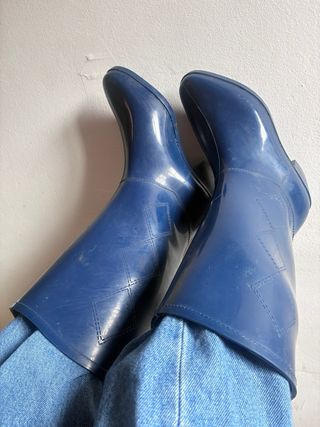 Botas de agua azules