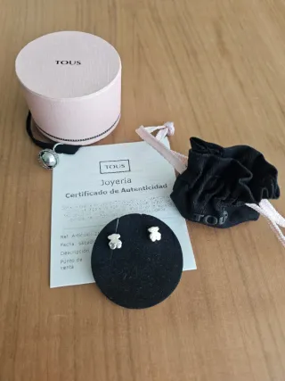 Pendientes Osito Plata TOUS