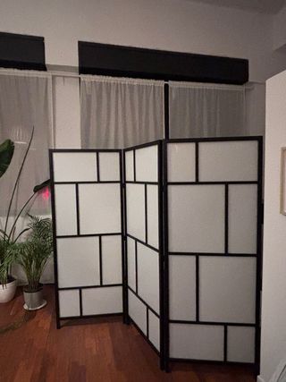 Biombo separador 3 paneles de IKEA