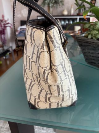 Bolso Tote CH Beige y Marrón