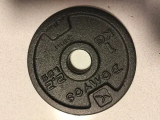 Disco de pesa hierro 1 kg