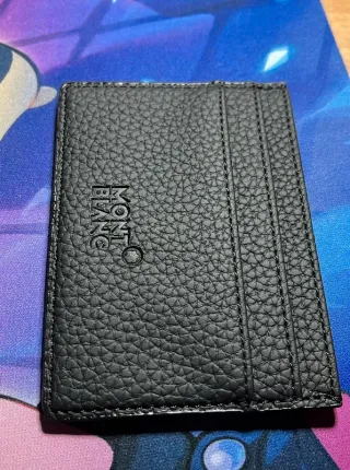 Portacarte Montblanc Pelle Nera Nuovo