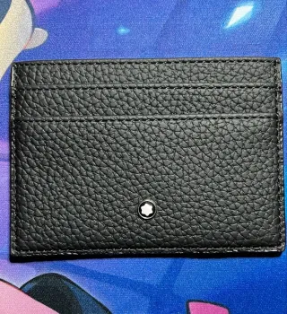 Portacarte Montblanc Pelle Nera Nuovo