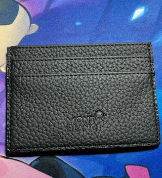 Portacarte Montblanc Pelle Nera Nuovo