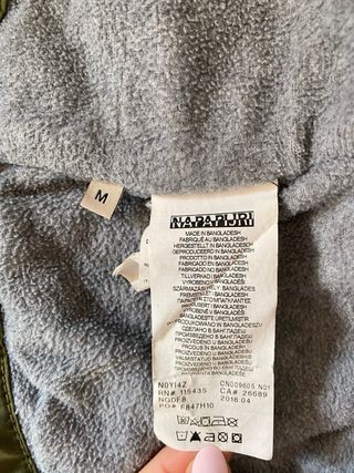 Chaqueta Anorak Napapijri Rainforest Verde