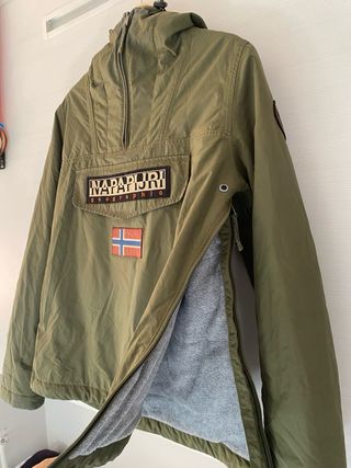 Chaqueta Anorak Napapijri Rainforest Verde