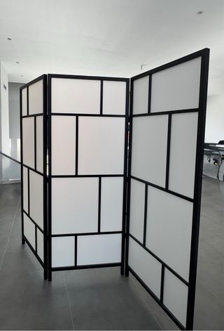 Biombo separador ambientes 3 paneles