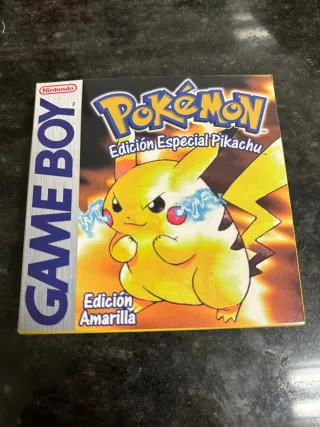 Caja Juego Pokémon Edición Especial Pikachu Amaril
