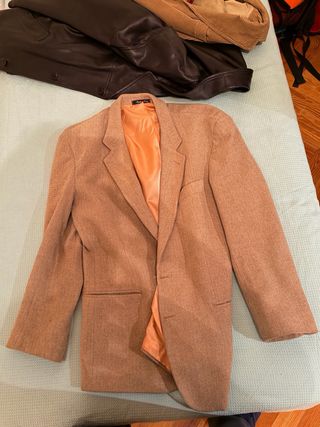 Chaqueta de vestir beige