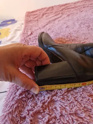 Botines de piel con tacon