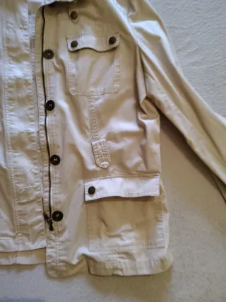 Chaqueta de verano beige para mujer