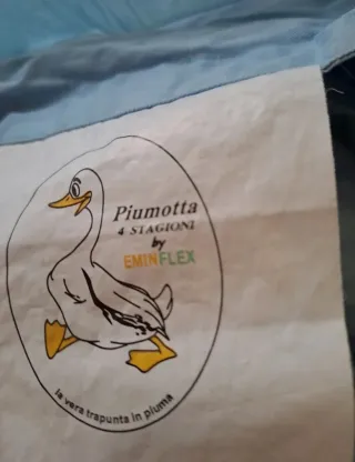 Coperta Piumotta EMINFLEX in vera piuma d'oca