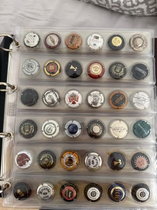 Álbum de chapas de cava