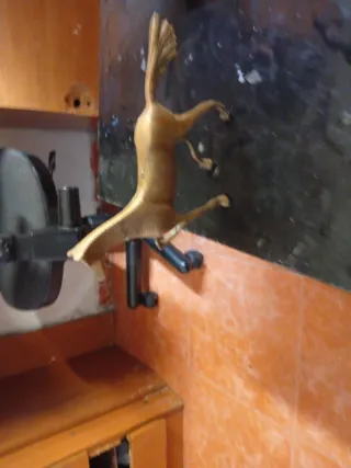 Figura Caballo India Madera