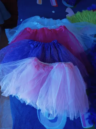 Pack Carnaval: Faldas Tutú, Pelucas, Gafas