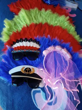 Pack Carnaval: Faldas Tutú, Pelucas, Gafas