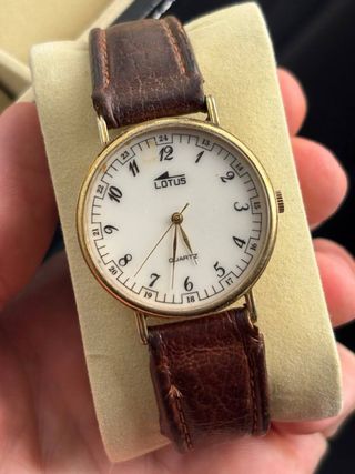 Reloj Lotus Vintage Cuarzo Correa Piel