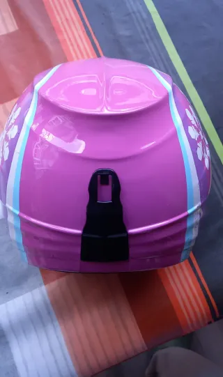 Casco de esquí infantil rosa