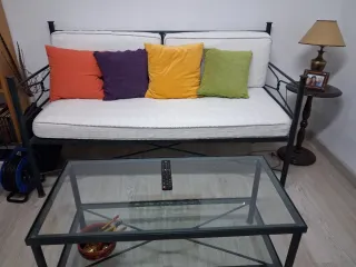 Sofá y mesa de centro