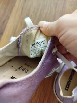 Zapatillas Converse Moradas Talla 36