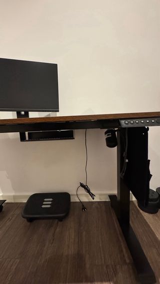 Mesa Escritorio Elevable Madera y Metal