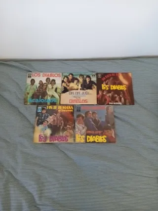 Lote de vinilos Los Diablos