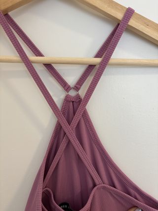 Vestido largo morado