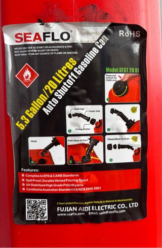 Garrafa de combustible /aceite de 20L