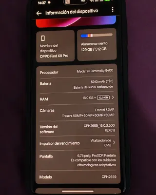 Oppo Find X8 Pro Usado Buen Estado