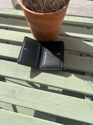 Monedero negro Stradivarius