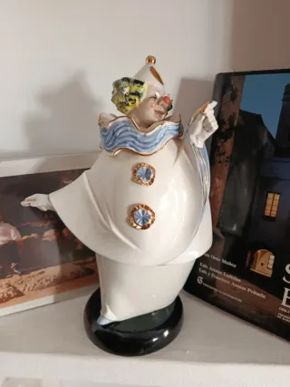 Figura payaso porcelana vintage