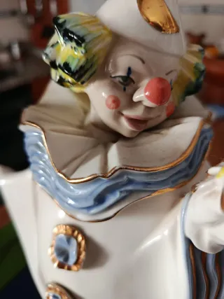 Figura payaso porcelana vintage
