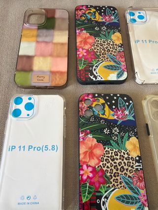 Confezione da 7 custodie per iPhone 11 Pro + 2 proteggi schermo